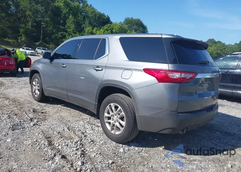 2020 Chevrolet Traverse Awd Ls z USA, uszkodzony, nr VIN 1GNEVFKW7LJ185908